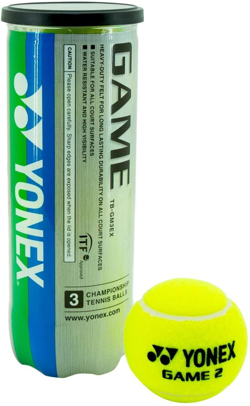 Yonex Game Tennis Balls — 3-ball pack